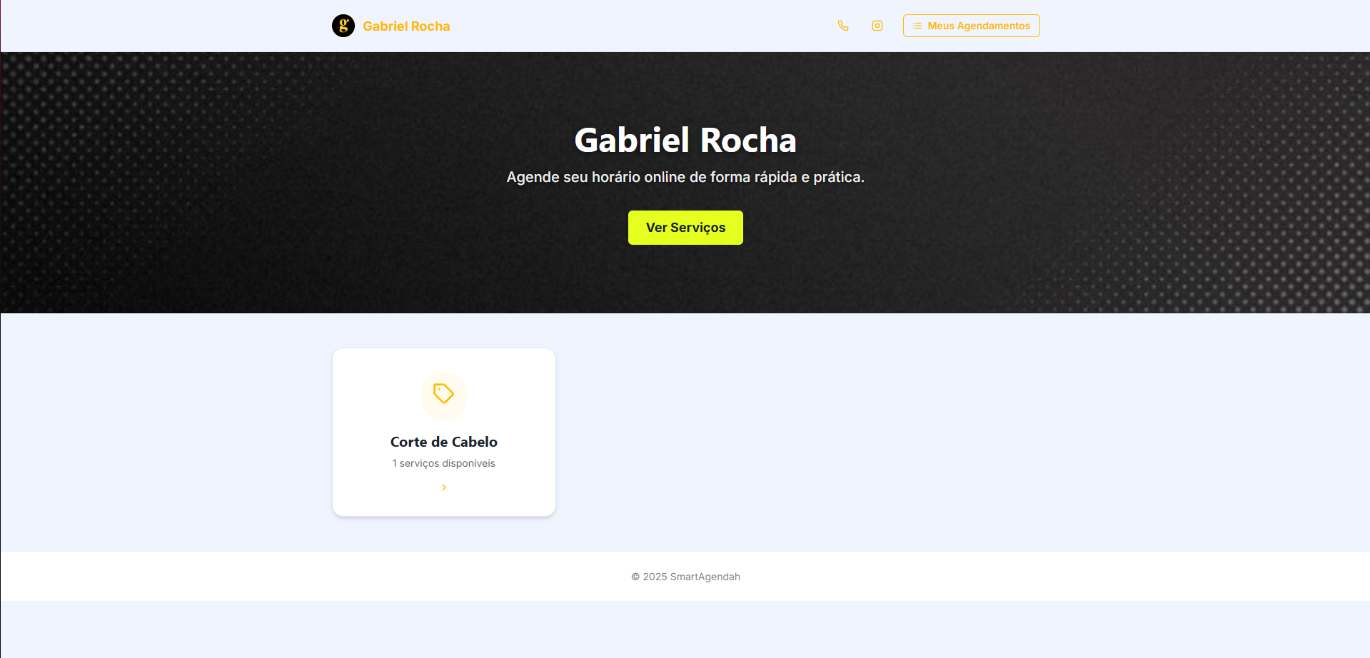 Lista de Serviços Mobile